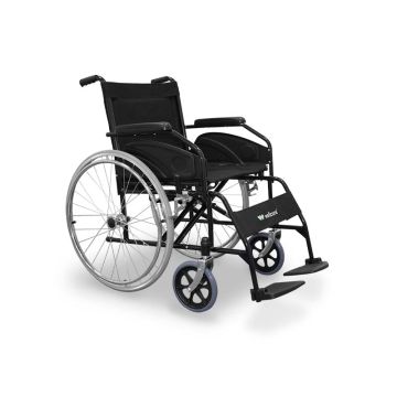 Fauteuil roulant pliant en acier Wellcore