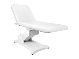 Lettino elettrico da massaggio azzurro 808 2 motori bianco regolabile