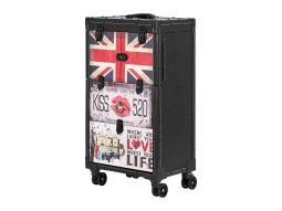 C12 Kosmetik Koffer Beautycase Schmink Trolley für Tattoo Studio Friseur Nagel Makeup