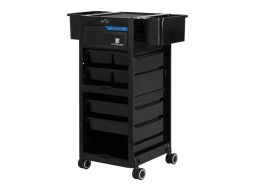 Organizzatore Parrucchiere Gabbiano 68UV con Sterilizzatore UV Nero