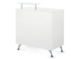 Banco recepción con Mobile Cassa en Madera Nobilitada Blanca 98 cm