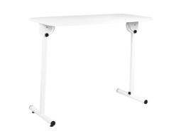 Mesa plegable multiuso aluminio con superficie laminada 100x50 cm