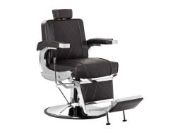 Sillón de barbero Hair System BM88066 con levantamiento hidráulico y respaldo reclinable