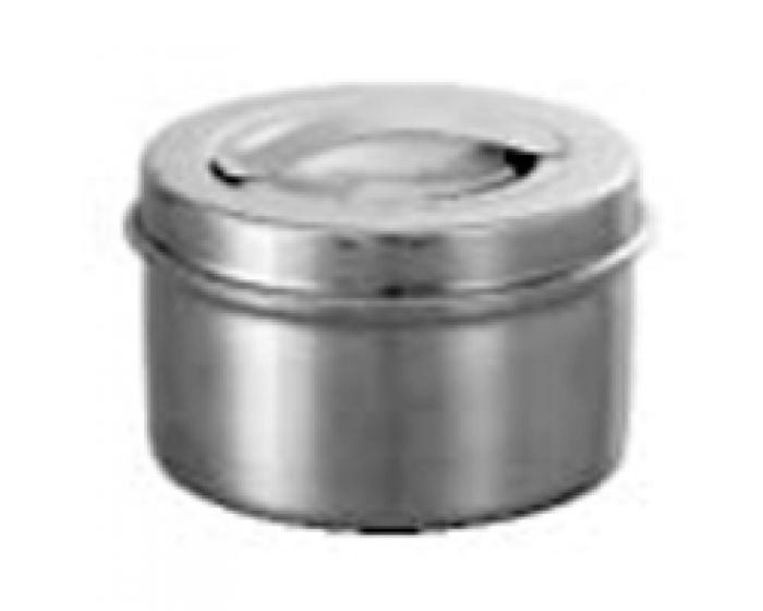 Contenitore Termico In Acciaio Inox - 2,5 Litri, Diametro 24 Cm, Altezza 13 Cm - Con Coperchio A Baionetta - 4