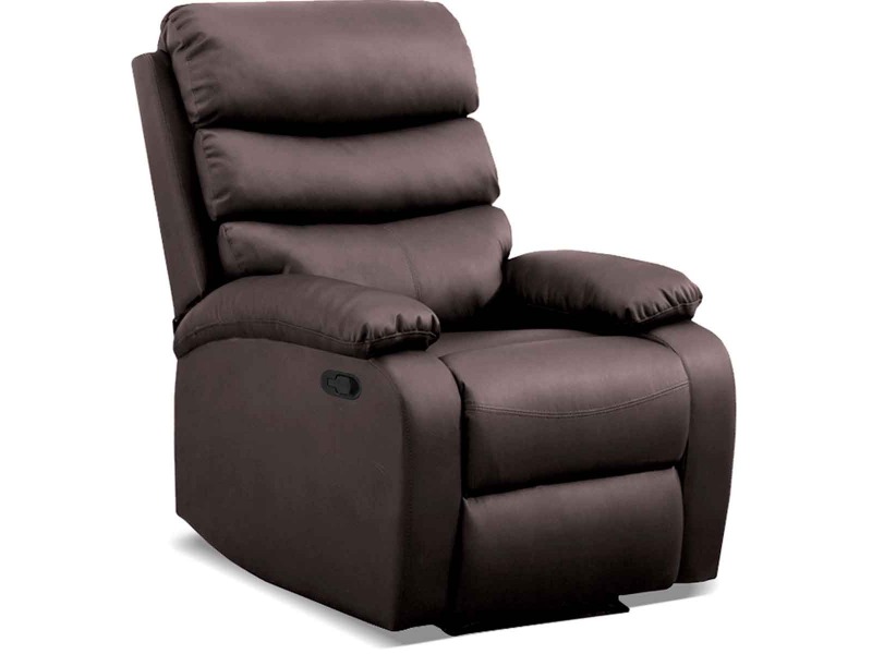 Sillón Relax Masaje Acolchado Reclinable Calor Lumbar Gridinlux