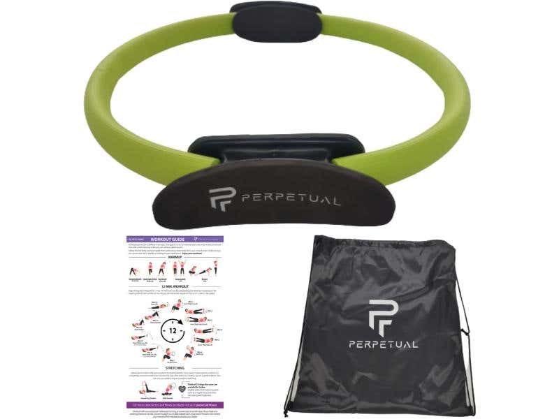 Aro de Pilates Perpetual Tonificador Muscular - Magic Circle | Verde | Perpetual